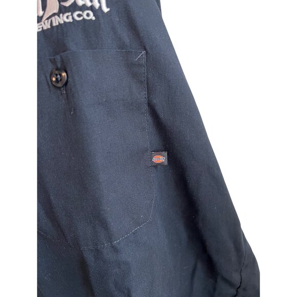Dickies Mens XL Button Down Navy Work Shirt Full Sail Brewing Co. - Picture 5 of 5